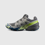 Salomon Mens Speedcross 6 Shoes In Castlerock/Lime Cream/Poseidon