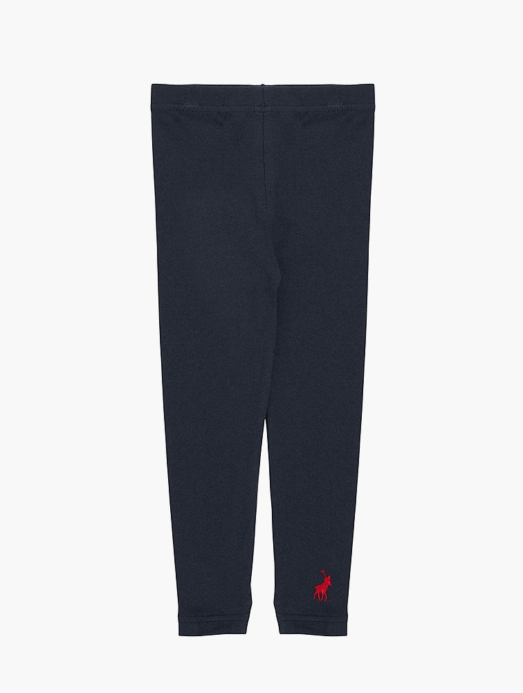 Polo Girls Victoria Full Length Legging In Navy