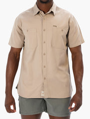 Jeep M Workshirt Short Sleeve Shirt Khaki