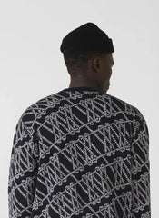 Tshepo Unisex Monogram Jersey Knit Navy