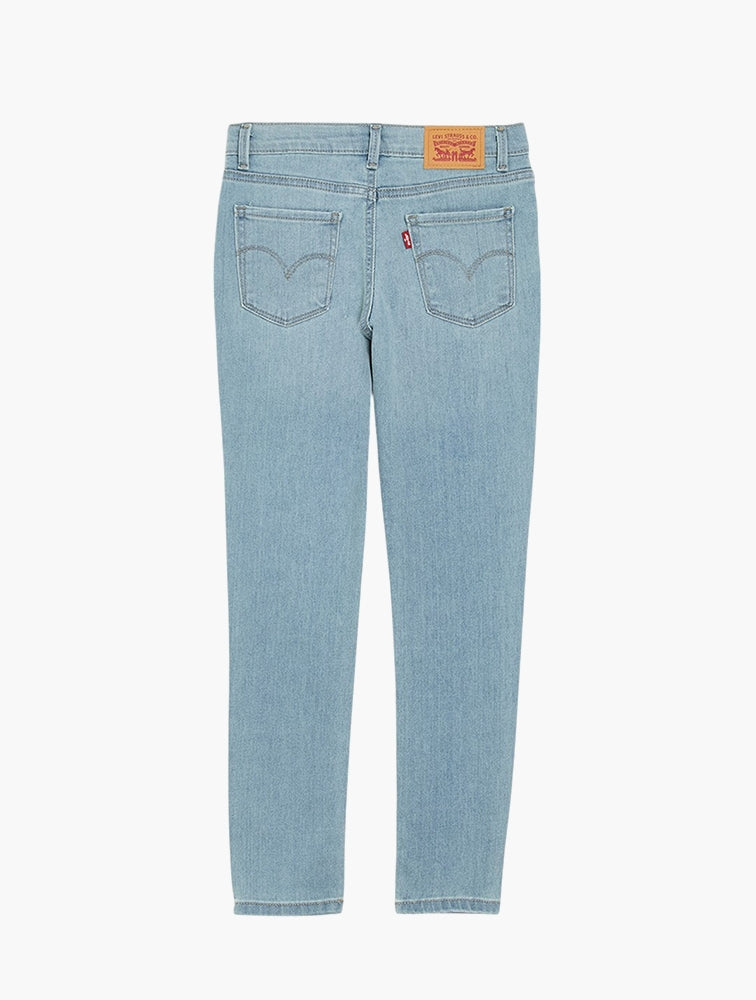 Levis Girls Super Skinny Jean In Light Bue
