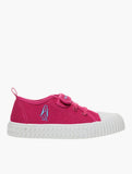 Hush Puppies Girls Liberty Fuschia Synthetic Canvas Sneakers In Pink/White
