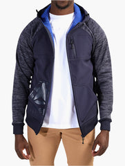 Jeep M Cut & Sew Softshell Jacket Navy