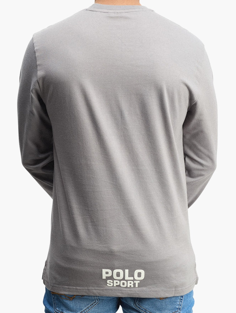 Polo Mens Sport Logo T-Shirt In Charcoal