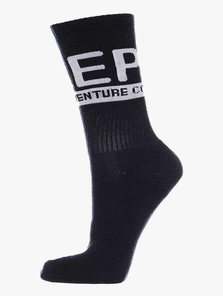 Jeep 3 Pack Crew Socks In Black/Navy/White