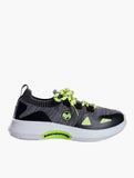 Bubblegummers Boys Nat Sneakers In Black/Lima Green