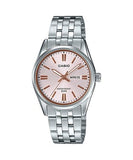 Casio Quartz Stainless Steel Women's Watch In Pink