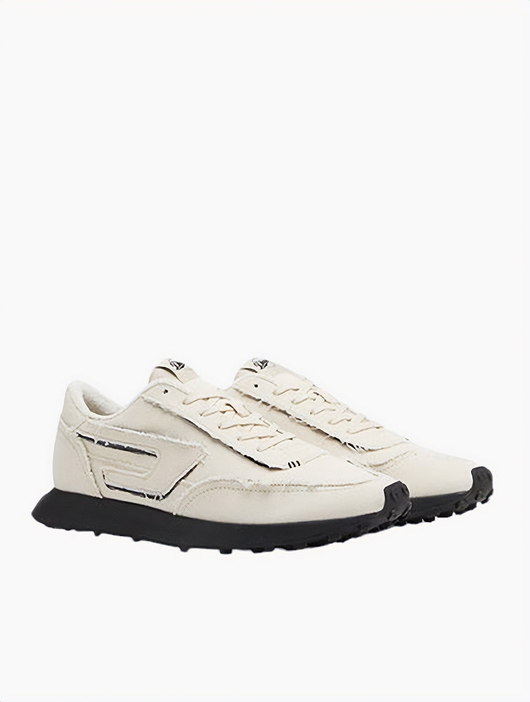 Diesel Mens Racer Sneaker In Stone Multi