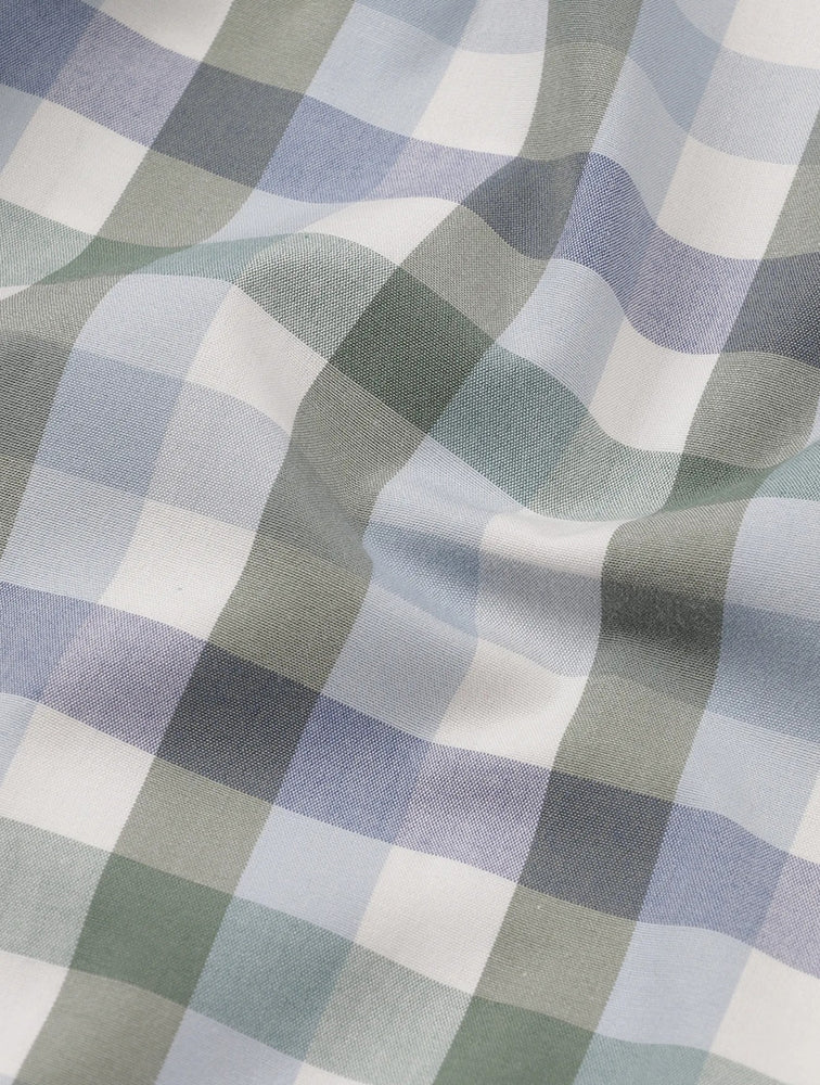 Pringle Mens Joe Check Long Sleeve Classic Shirt In Green