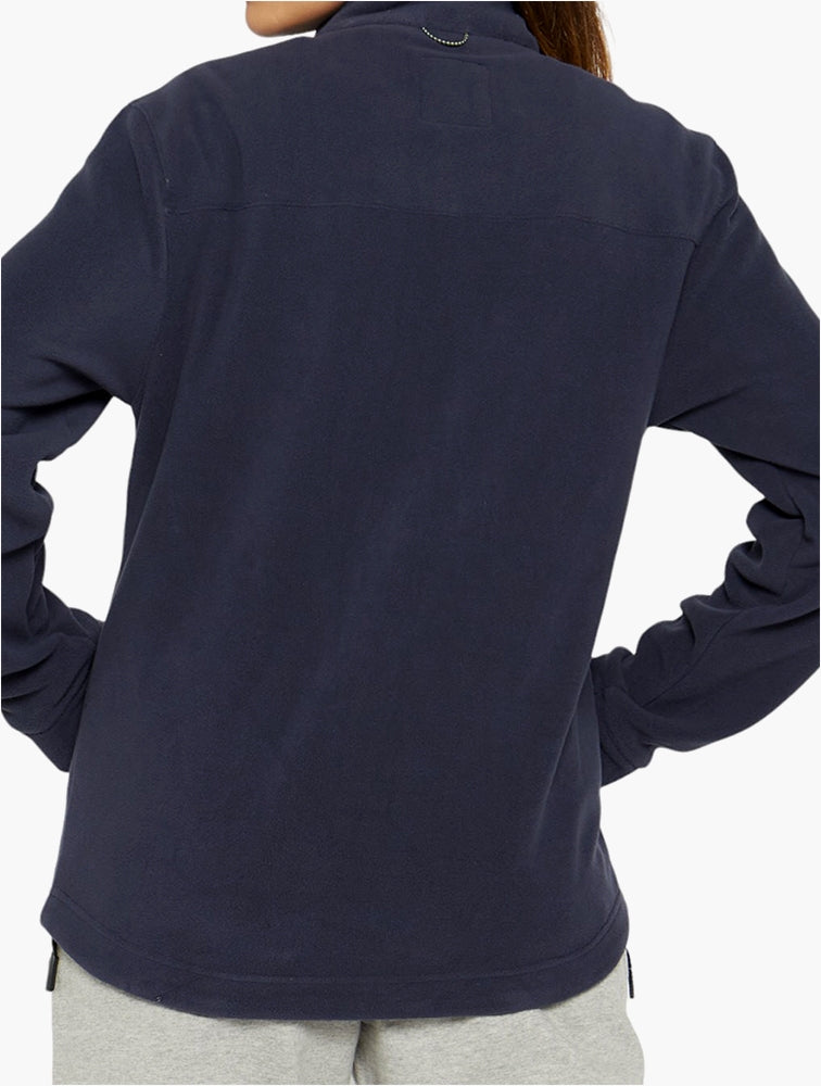 Jeep Womens Zip Through Polar Fleece Jacket In Navy