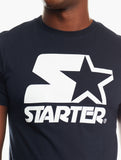 Starter Mens Core Logo T-Shirt In Navy