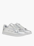 Diesel Mens S-Athene Low Sneakers In Silver