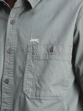 Jeep M Workshirt Short Sleeve Shirt Olive