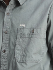 Jeep M Workshirt Short Sleeve Shirt Olive