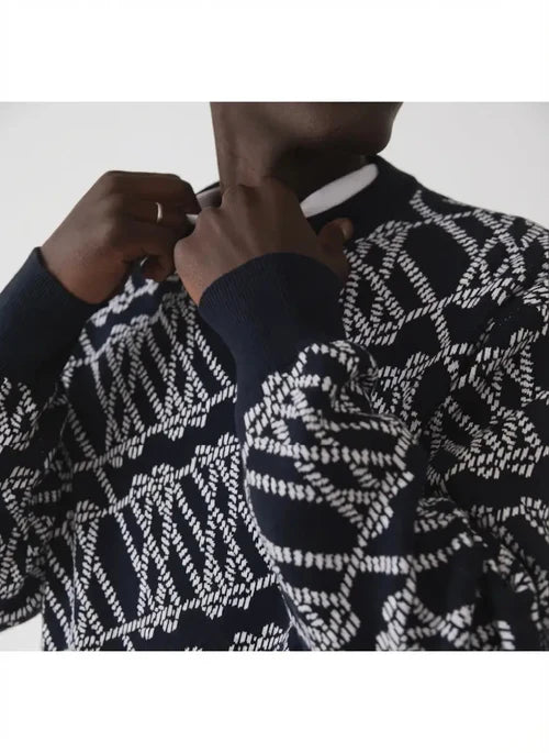 Tshepo Unisex Monogram Jersey Knit Navy
