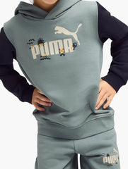 Puma Kids Green Sandy Adventures Hoodie