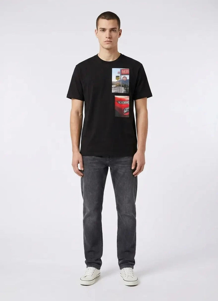 Diesel Mens T-Boxt-T3 Relaxed T-Shirt In Black