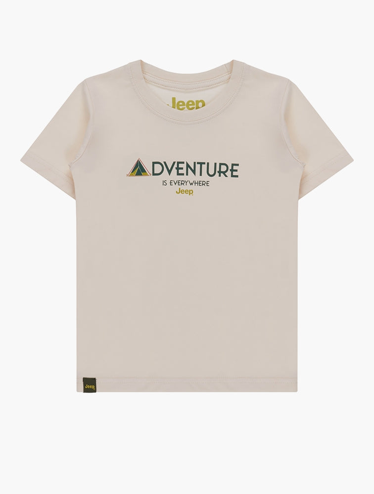Jeep Boys Adventure T-Shirt In Khaki