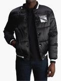 Starter Mens College Jacket 2 In Navy & White