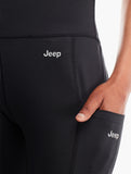 Jeep Womens Active 7/8 Tights In Black
