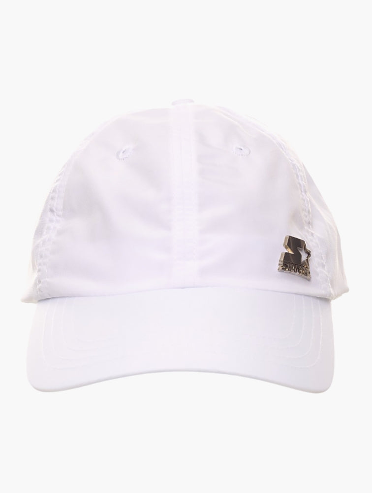Starter Mens Metal Logo Cap In White