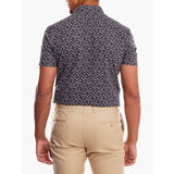 Polo Mens Floral Print Shirt In Navy