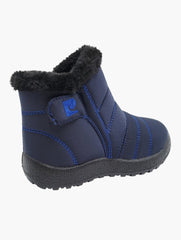 Pierre Cardin Kids Casey Quilted Navy/Blue Boot