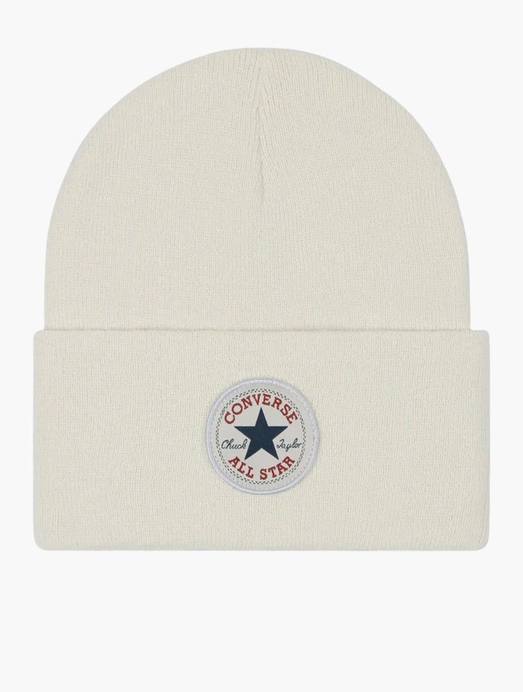 Converse Unisex Chuck Taylor All Star Patch Beanie In Egret