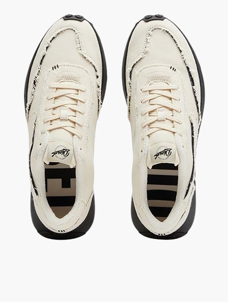 Diesel Mens Racer Sneaker In Stone Multi
