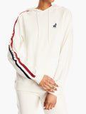 Polo Women's Sport Long Sleeves Hoodie In Ecru