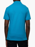 Polo Mens Essential Pique Golfer In Blue