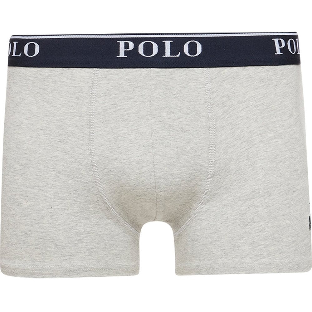 Polo Mens Cody Plain Knit Boxer In Grey