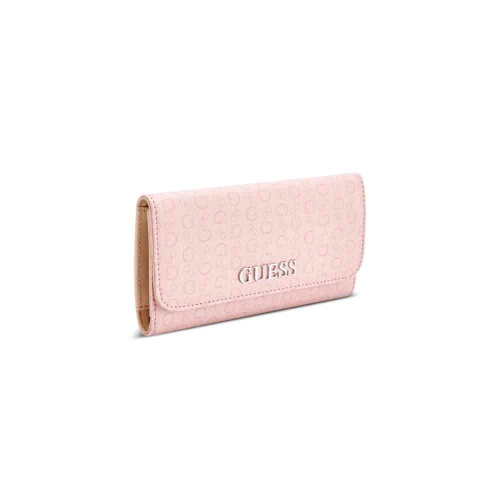 Guess Womens Abbas Slim Clutch Purse In Rose
