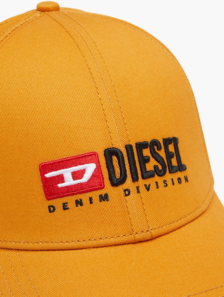 Diesel Unisex Corry-Div Cap In Mustard
