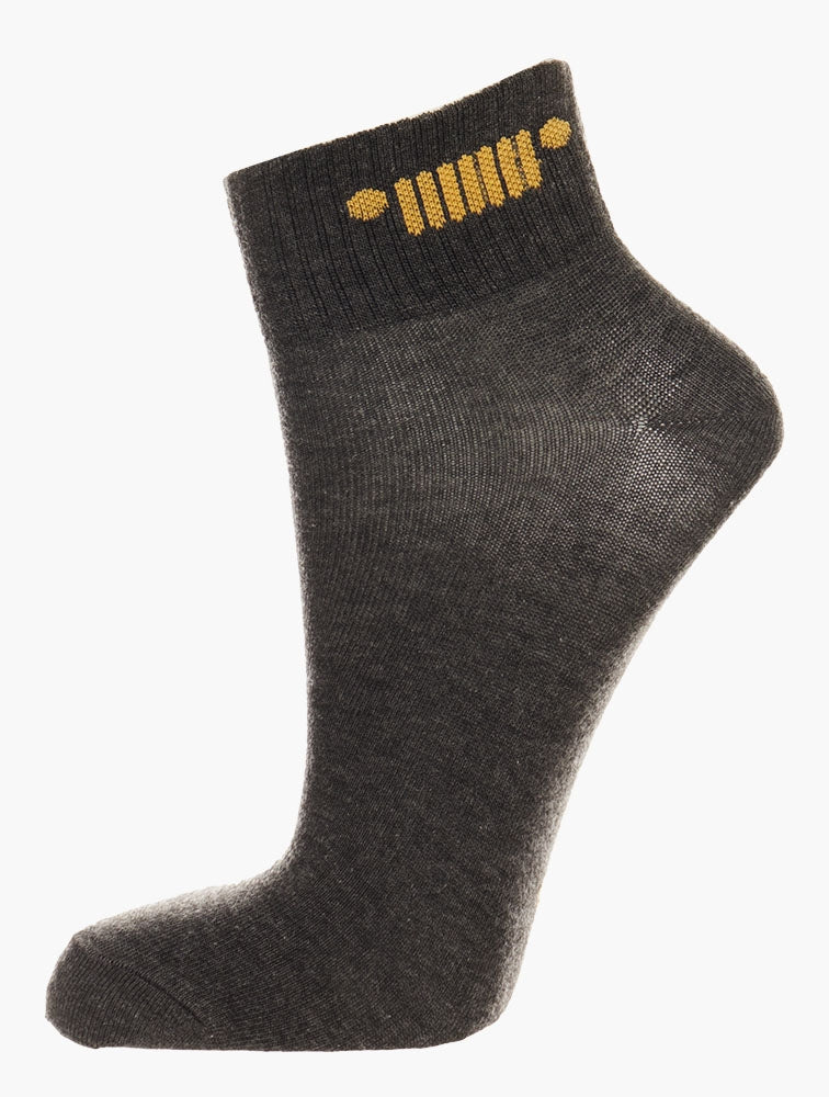 Jeep 3 Pack Fun Socks In White/Blue/Grey