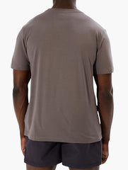 Jeep Mens Fashion Graphic Basic T-Shirt In Charcoal