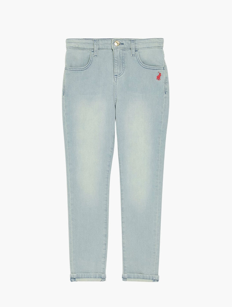 Polo Girls Mila Skinny Jeans In Light Wash