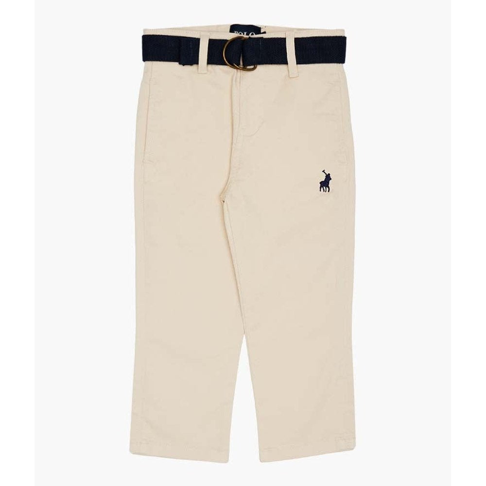 Polo Boys Adrian Belted Chino In Stone