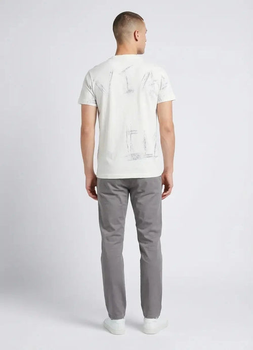 Vialli Mens Latin T-Shirt In Off White