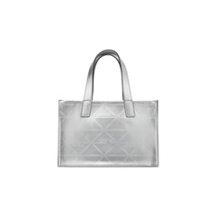 Guess Womens Finneas Mini Tote In Silver
