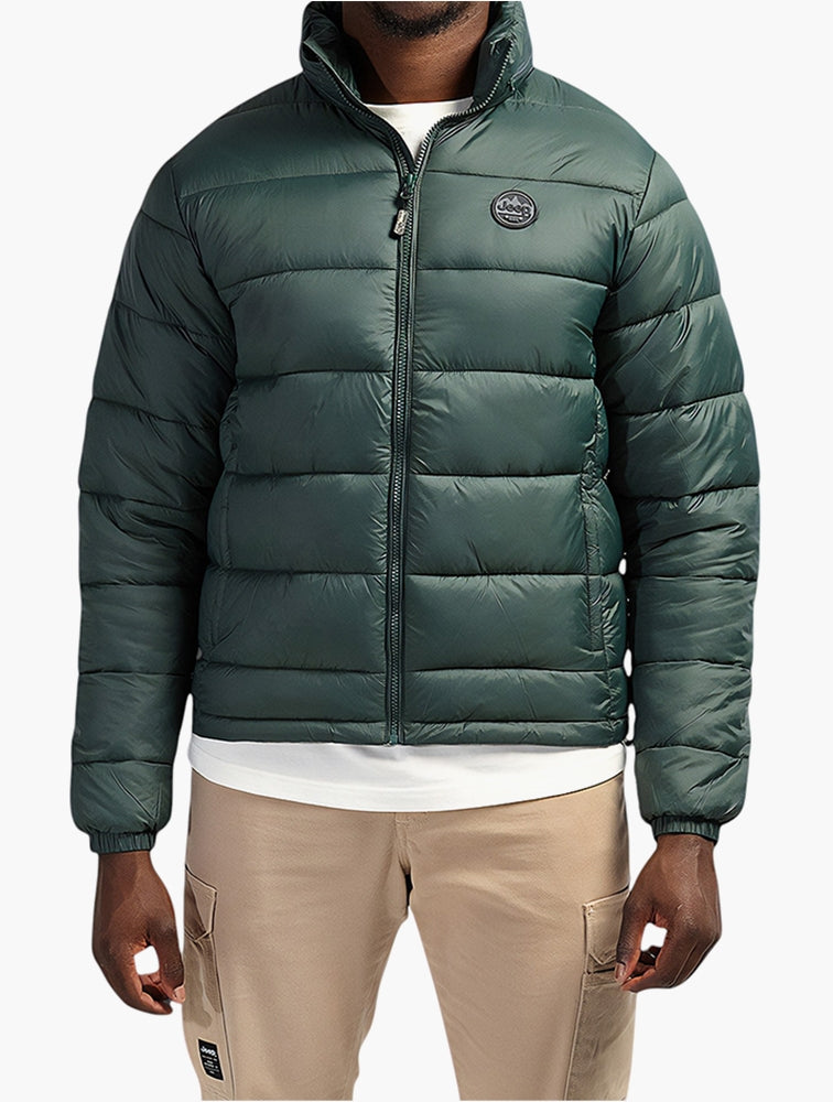 Jeep Mens Core Puffer Jacket Green