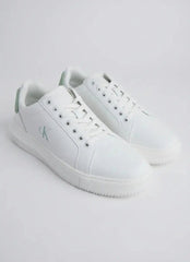 Calvin Klein Mens Chunky Patch Shoes In White