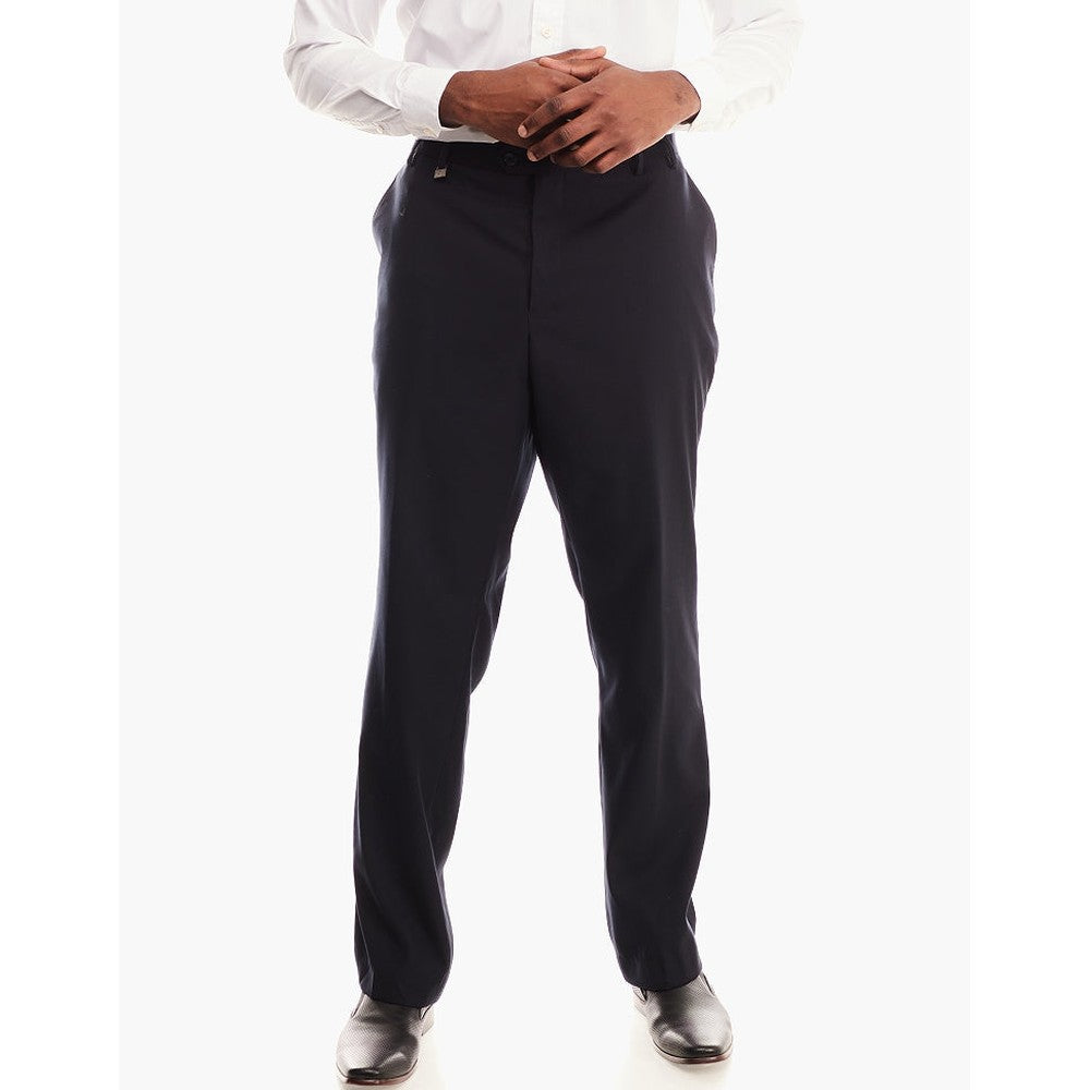 Polo Mens Custom Fit Trouser In Navy Blue
