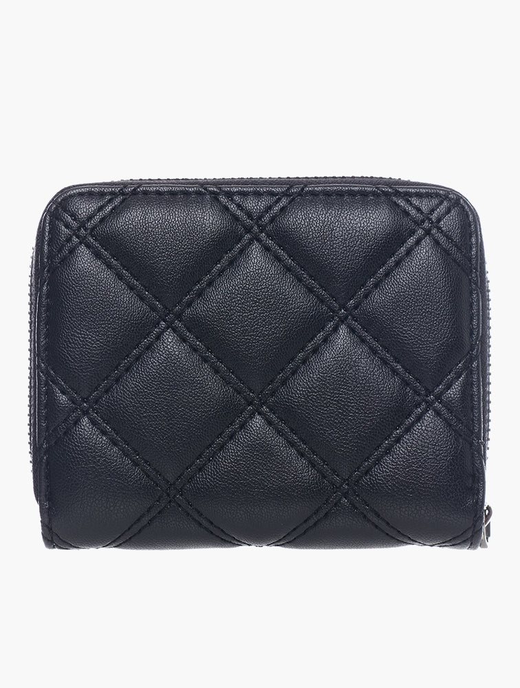 Pierre Cardin Agnes Small Zip Around Purse In Black