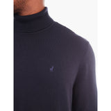 Polo Mens Roll Neck Knitwear Jersey In Navy