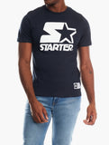 Starter Mens Core Logo T-Shirt In Navy