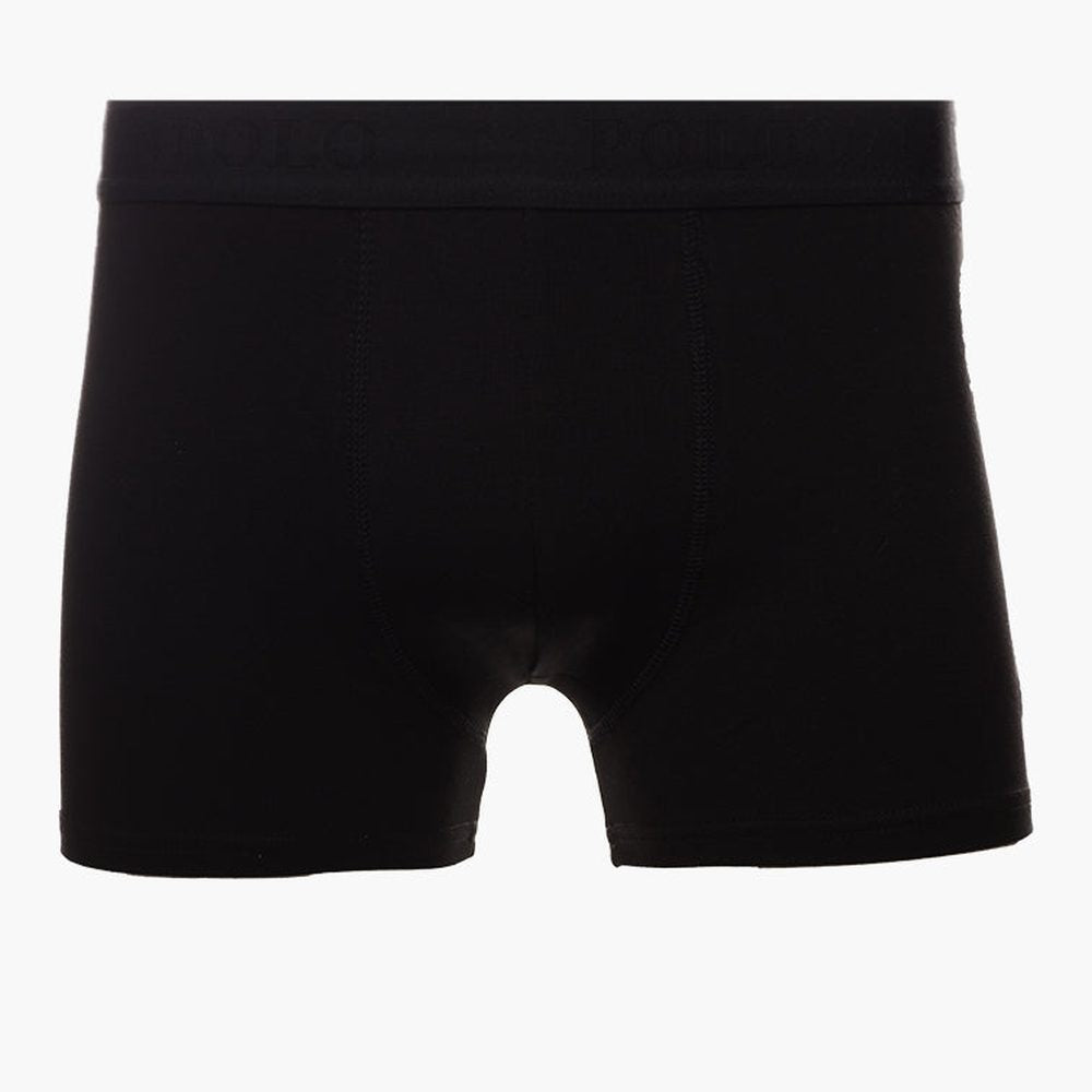 Polo Mens Multi Knite Boxer 3 Pack In Navy/Black/White