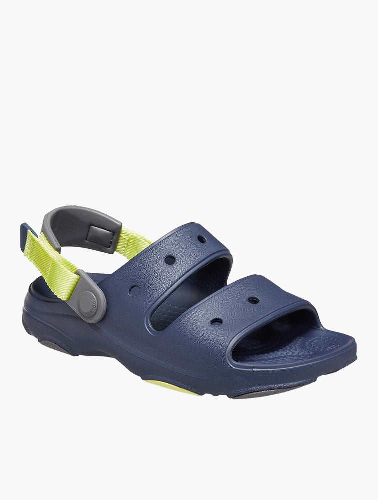 Crocs Kids Classic All-Terrain Sandals In Navy