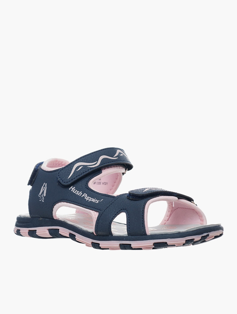 Hush Puppies Infant Girls Rafter Shoes In Navy & Pink