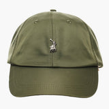 Polo Mens 6 Panel Metal Peak Cap In Olive